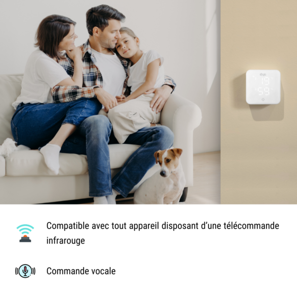 Thermostat connecté pour climatisation - Konyks