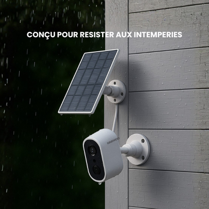 Caméra Daewoo W503 avec panneau solaire | autonome Haute Résolution - Wifi | 1080P