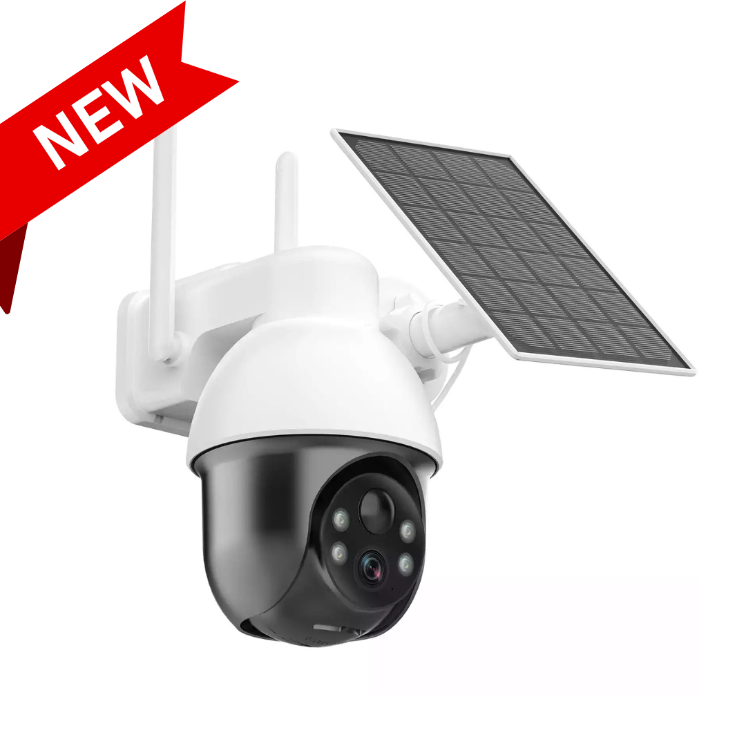 Caméra W512MW extérieure rotative 1440P | Avec panneau solaire