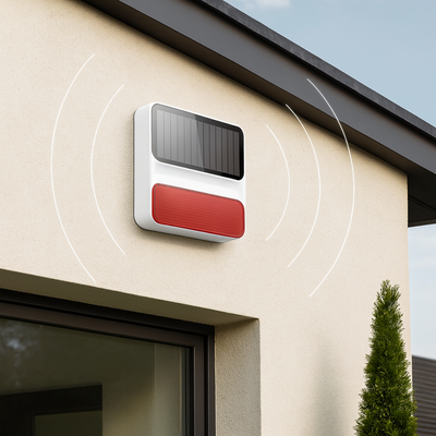 Sirène extérieure solaire WOS501S | Compatible Key & Élite (SA501 & PA501Z)