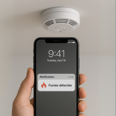 Détecteur de fumée connecté WSD501 | Compatible Key & Élite (SA501 & PA501Z)