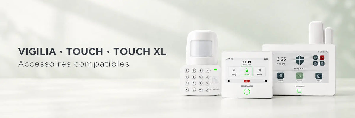 Accessoires compatibles centrales Vigilia, Touch et Touch XL