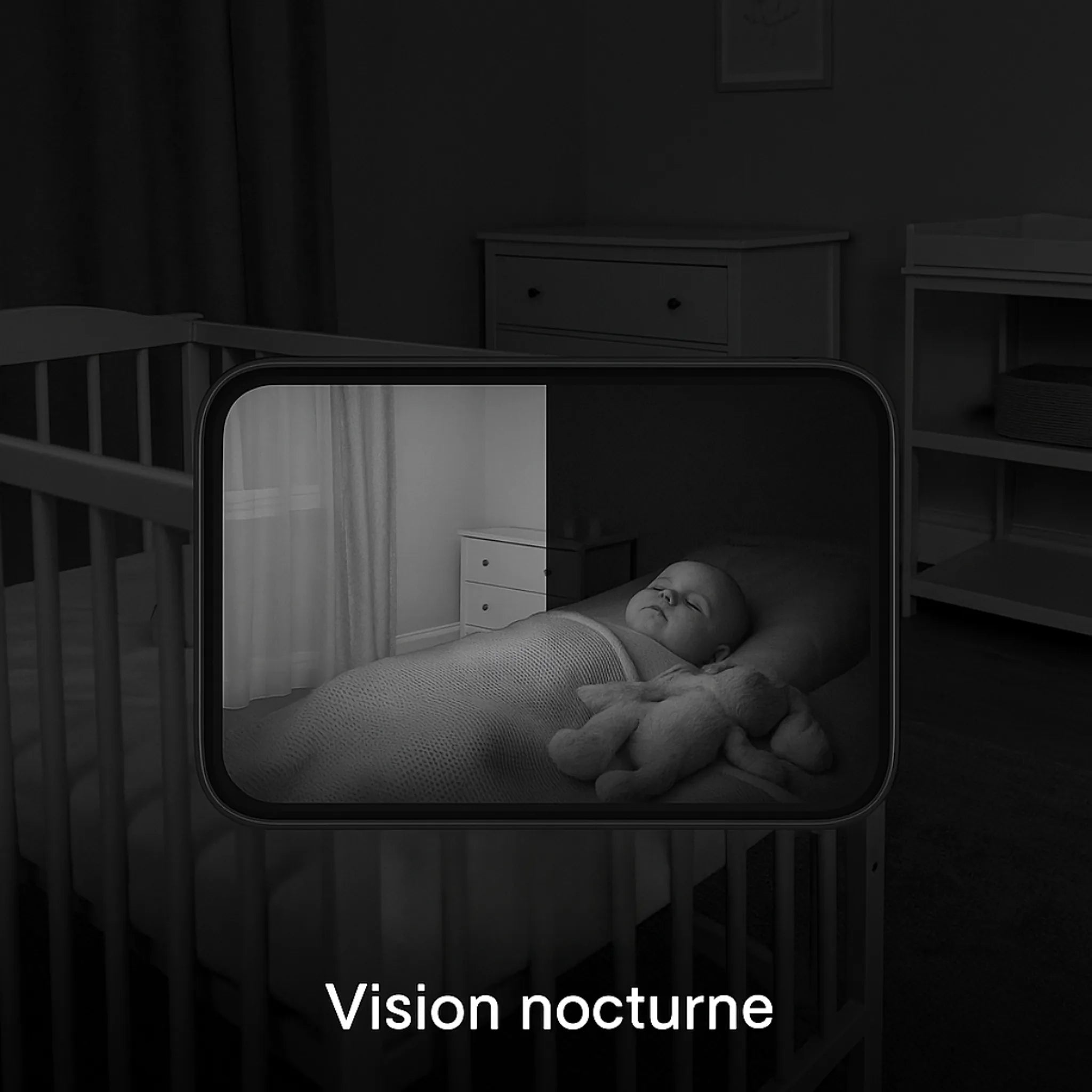 Caméra intérieure rotative IP506P - Wifi | Full HD | Vie Privée
