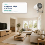 Volume de pièce couvert par le canon à fumée Daewoo F502W