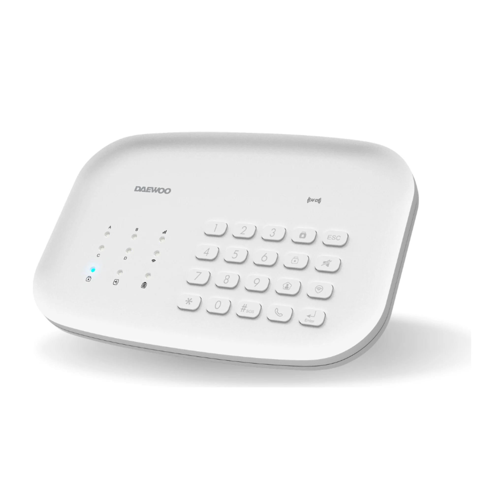 Centrale d'alarme Daewoo Key SA501 4G sur fond blanc
