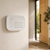 Centrale d'alarme Daewoo Key SA501 installée dans une entrée de maison