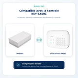 Détecteur de vibration Daewoo WVD501 compatible avec la centrale Key SA501