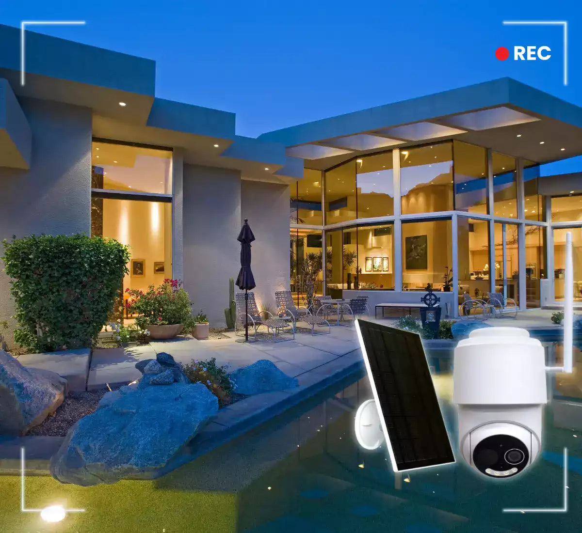 camera de surveillance sans fil exterieur maison et appartement - daewoo security 