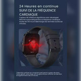 Montre connectée Daewoo SW101 : mesure de la fréquence cardiaque