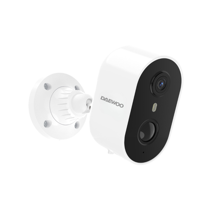 Daewoo | Caméra Extérieure Sans Fil W503 | Autonome & WiFi 1080p - Détection de mouvement - Vision nocturne couleur
