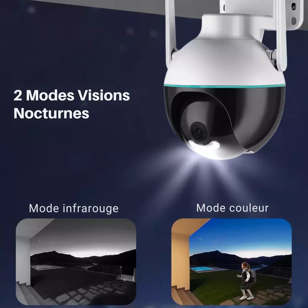 Caméra EP506 extérieure rotative filaire - 4MP - Daewoo Security