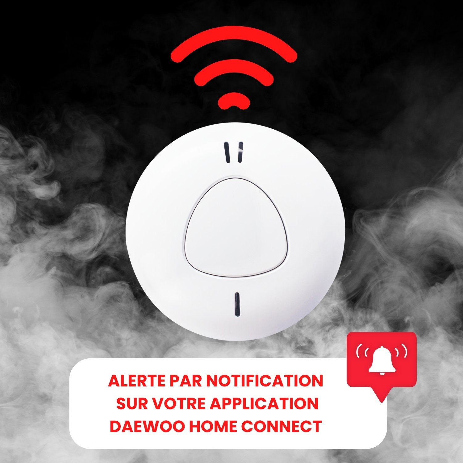 Détecteur de fumée WSD301 | Compatible avec l'alarme AM301 - Daewoo Security