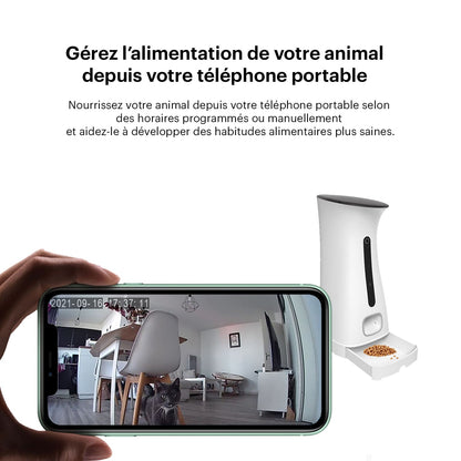 Distributeur de croquettes connecté avec caméra DAEWOO Nutrivision 501C - Daewoo Security