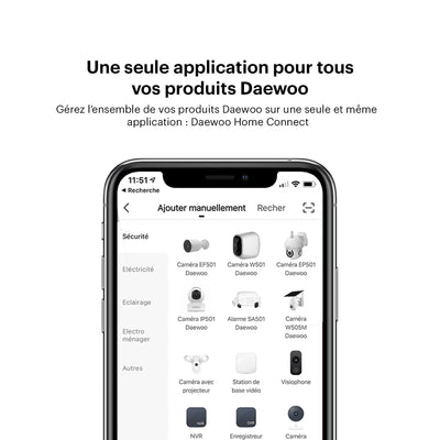 Interrupteur pour volet roulant IVR501W - Daewoo Security