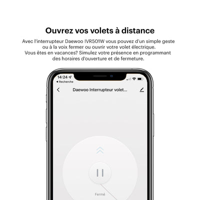 Interrupteur pour volet roulant IVR501W - Daewoo Security