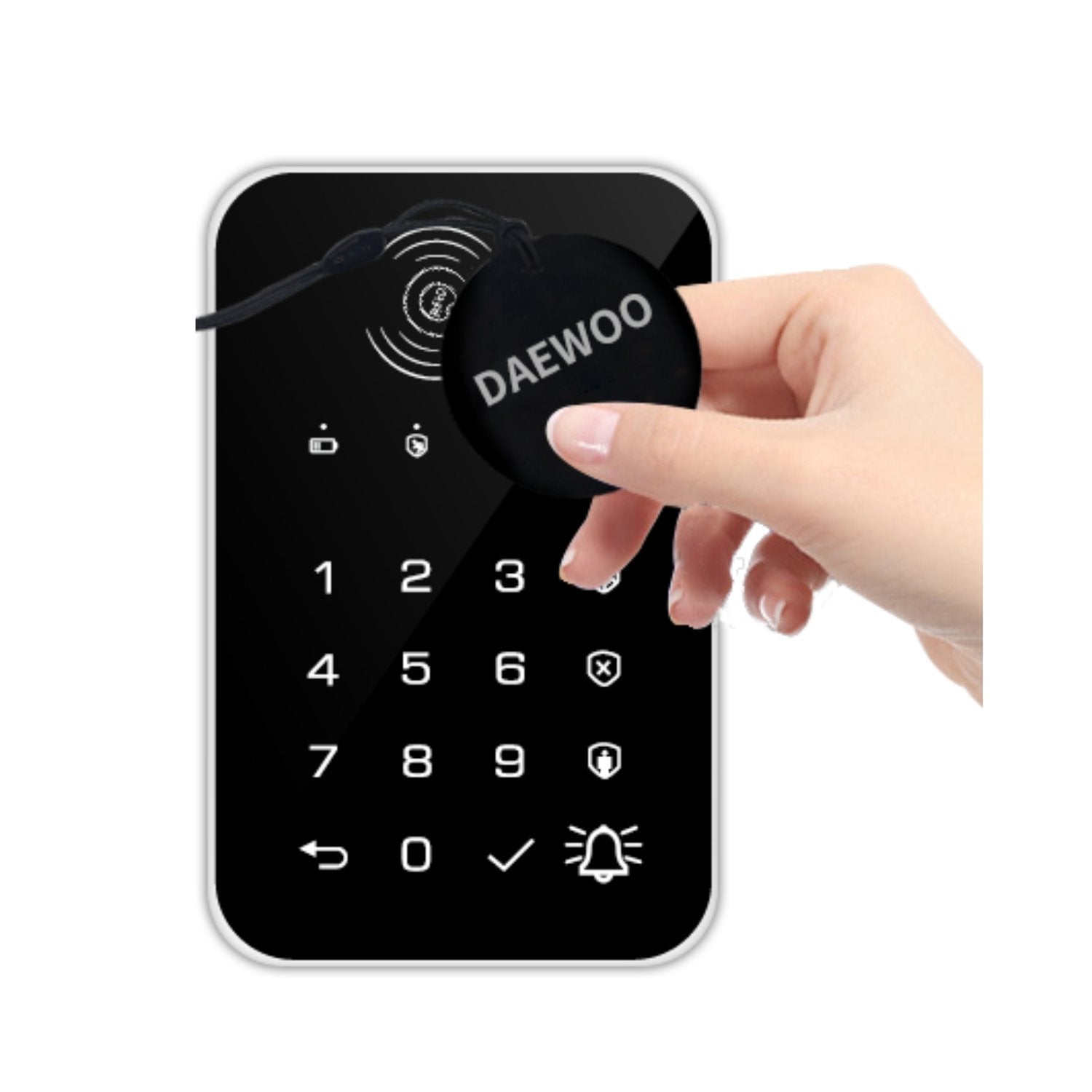 Pack de 2 badges RFID WRF301 | Compatible avec l'alarme AM301 - Daewoo Security