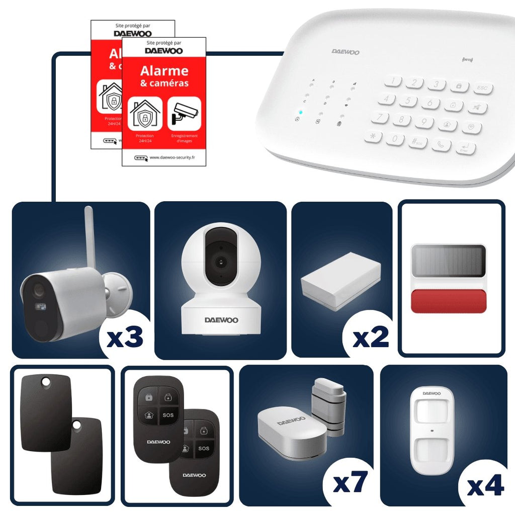 Détecteur de fumée connecté WSD501 | Compatible avec l'alarme SA501 & PA501Z